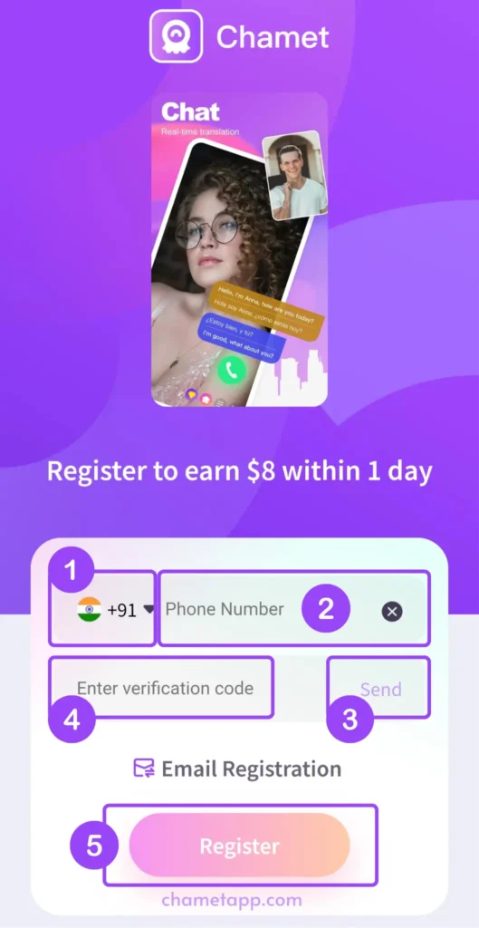 chamet-app-host-registration-online